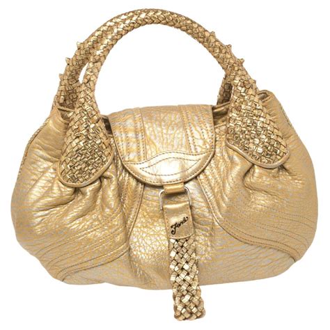 fendi spy bag gold